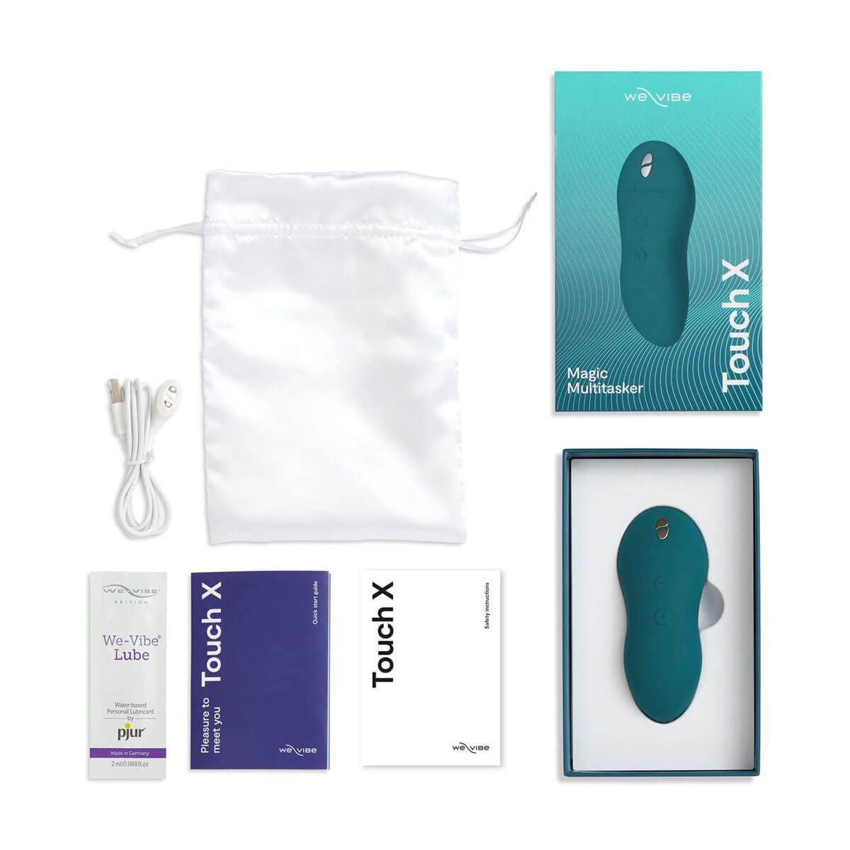 Estimulador Clitoriano e Ponto G com 7 Modos de Vibração e 8 Intensidades - We-Vibe Touch X | 10,3 x 4,2 cm | Disponível em 2 Cores - 10