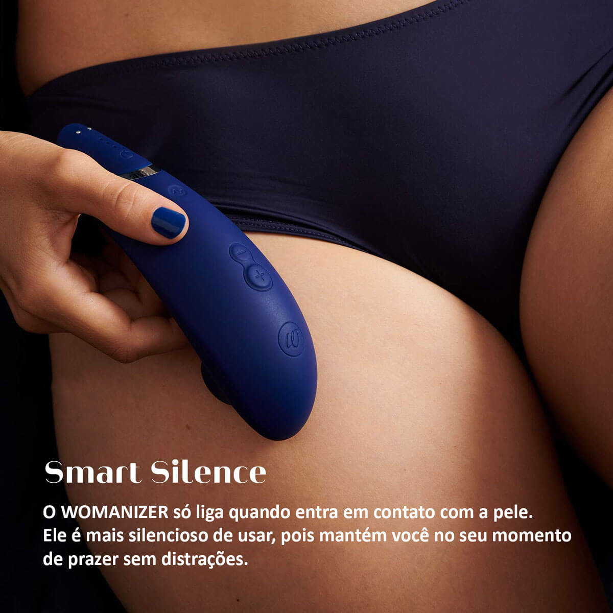 We-Vibe Womanizer Blueberry Premium - Estimulador Clitoriano Recarregável com 12 Sucções e Modo Piloto Automático - 7