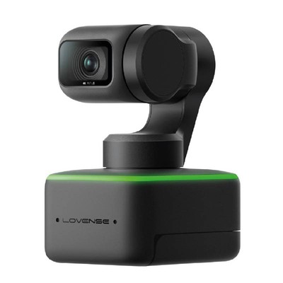 Webcam 4k 60FPS para Cam Girl com Inteligência Artificial, Sensor de Rastreamento e Controle de Gestos - Lovense | 6 x 2,7 cm