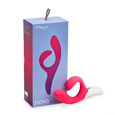 Foto 1 do produto We-Vibe Nova - Vibrador Ponto G Recarregável com 10 Vibrações, Plug Lateral, Aplicativo para Controle de Vibração e Resistente à Água | Cor: Rosa