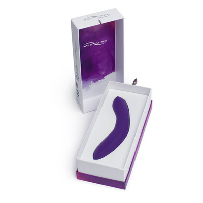 Foto 6 do produto Vibrador Recarregável de Luxo em Silicone com 10 Modos de Vibração Controladas Por Aplicativo - 19 x 3,5 cm | We-Vibe Rave