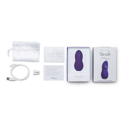 Foto 9 do produto We-Vibe Touch - Massageador Recarregável em Silicone com 8 Modos de Vibrações e À Prova D'Água - 10 x 4,2 cm | Cor: Roxo