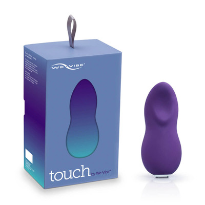 Foto 1 do produto We-Vibe Touch - Massageador Recarregável em Silicone com 8 Modos de Vibrações e À Prova D'Água - 10 x 4,2 cm | Cor: Roxo