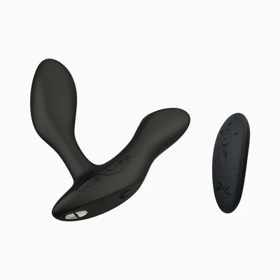Foto 3 do produto Estimulador de Próstata e Períneo Recarregável em Silicone com 10 Modos de Vibração, Controle sem Fio e Aplicativo - We-Vibe Vector + | 10 x 2,7 cm