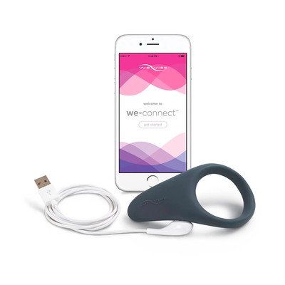 Foto 1 do produto Anel Peniano Recarregável com Estimulador de Testículos e Períneo, 10 Modos de Vibração e Controle via Aplicativo - We-Vibe Verge | 11,4 x 6 cm