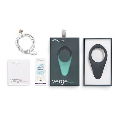 Foto 6 do produto Anel Peniano Recarregável com Estimulador de Testículos e Períneo, 10 Modos de Vibração e Controle via Aplicativo - We-Vibe Verge | 11,4 x 6 cm