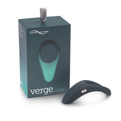 Foto 2 do produto Anel Peniano Recarregável com Estimulador de Testículos e Períneo, 10 Modos de Vibração e Controle via Aplicativo - We-Vibe Verge | 11,4 x 6 cm