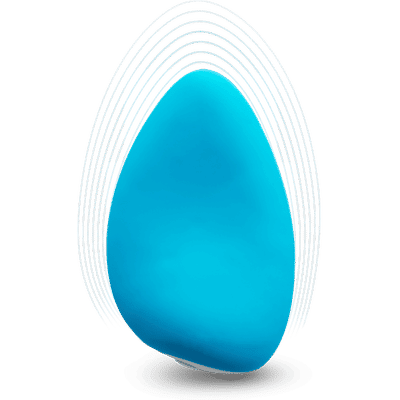 Foto 6 do produto We-Vibe Wish - Massageador Recarregável em Silicone com 10 Modos de Vibração e Resistência à Água - 10,4 x 6,6 cm | Cor: Azul