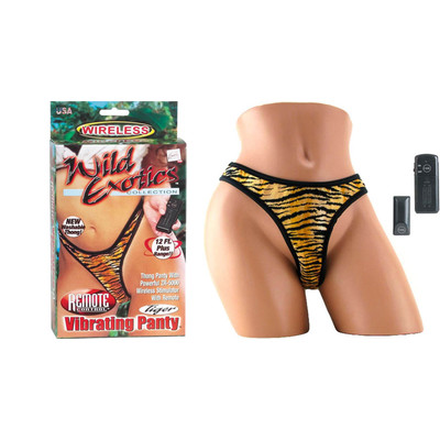 Foto 1 do produto Wild Exotics Vibrating Panty - Calcinha Confeccionada em Algodão macio com Vibro e Controle sem Fio