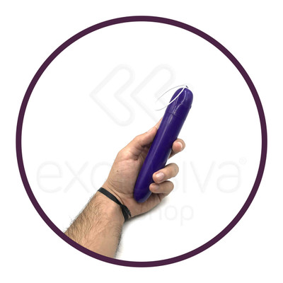 Foto 5 do produto Vibrador Clássico em ABS com Multivelocidade e Alça de Segurança - Wolf Tooth | 18 x 3 cm