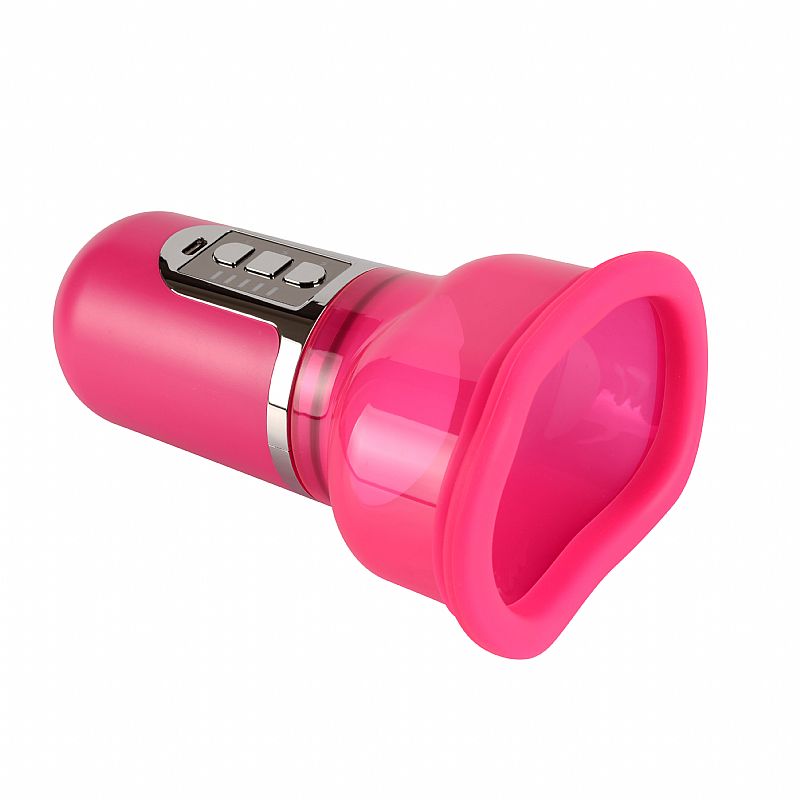 X-Men Auto Pussy Pump - Bomba de Sução Vaginal Recarregável com 4 Modos de Sucção - 16,6 x 8,1 cm - 3