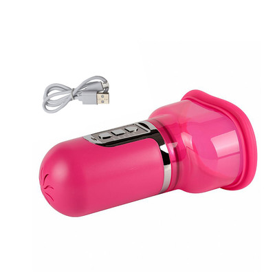 Foto 4 do produto X-Men Auto Pussy Pump - Bomba de Sução Vaginal Recarregável com 4 Modos de Sucção - 16,6 x 8,1 cm