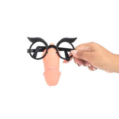 Óculos com Nariz de Pênis - X-Rated Party Flavors | 13 x 5,8 cm