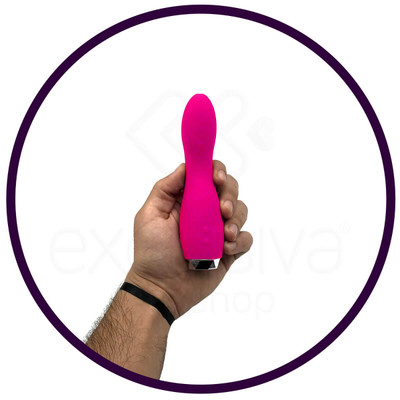 Foto 5 do produto XXOO Catherine Silicone Vibrator - Vibrador de Ponto G em Silicone Aveludado com 8 Modos de Vibração - 10 x 3,9 cm | Cor: Pink