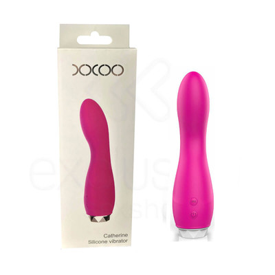 Foto 1 do produto XXOO Catherine Silicone Vibrator - Vibrador de Ponto G em Silicone Aveludado com 8 Modos de Vibração - 10 x 3,9 cm | Cor: Pink