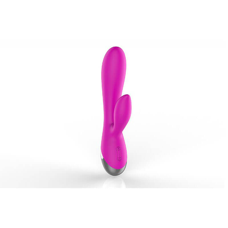 Vibrador Estimulador de Ponto G e Clitóris em Silicone com 10 Modos de Vibração - XXOO First Love | 11 x 3,6 cm | Cor: Roxo - 3