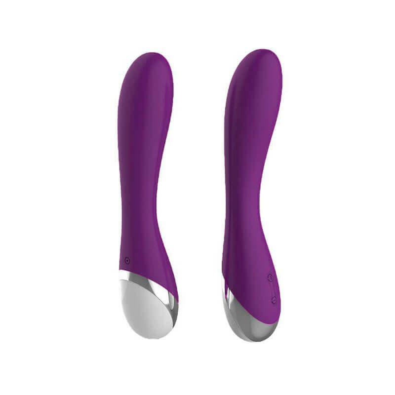 XXOO Green Baby - Vibrador Estimulador de Ponto G e Clitóris Recarregável com 10 Modos de Vibração e Corpo Flexível - 12 x 4,1 cm | Cor: Roxo - 2