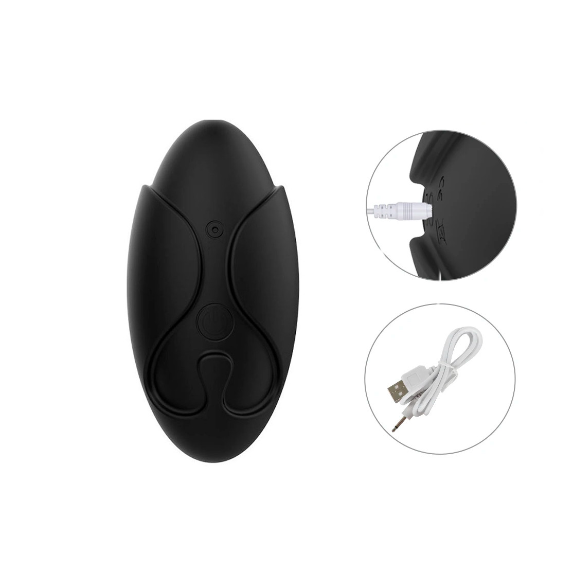 Estimulador de Clitóris em Silicone, Recarregável com 7 Modos de Pulsação - XXOO Sucking | 10 x 4,9 cm - 5