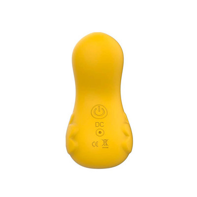 Foto 6 do produto Estimulador de Clitóris Recarregável em Silicone no Formato de Patinho com 7 Modos de Pulsação - XXOO Green Baby | 8,3 x 4,9 cm