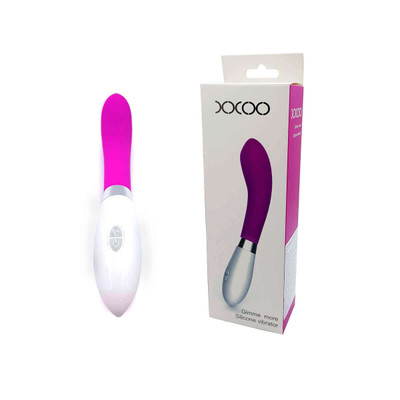 Foto 1 do produto XXOO - Vibrador Estimulador de Ponto G em Silicone com 10 Modos de Vibrações 12 x 3 cm  | Cor: Rosa