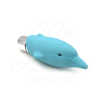 Foto 2 do produto Cápsula Vibratória em Forma de Golfinho com 07 Modos de Vibração - XYZ Pocket Vibe - 8,5 x 3,1 cm