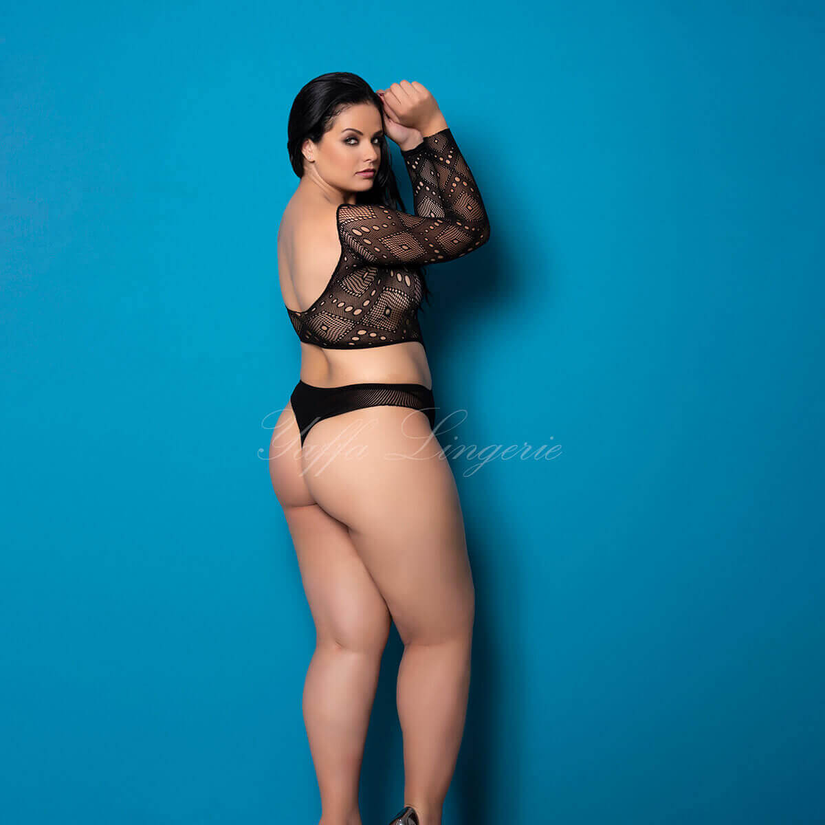 Body com Manga Ciganinha e Costas Nuas - Yaffa Lingerie | Veste do P 36 até o Plus Size 46 - 2