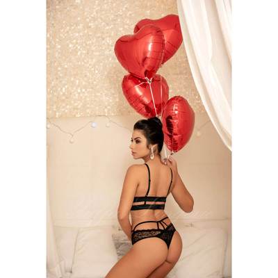 Foto 6 do produto Yaffa Lingerie - Conjunto Strappy Simples | Disponível em 3 Cores e 4 Tamanhos