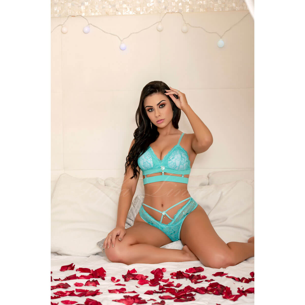 Yaffa Lingerie - Conjunto Strappy Simples | Disponível em 3 Cores e 4 Tamanhos - 1