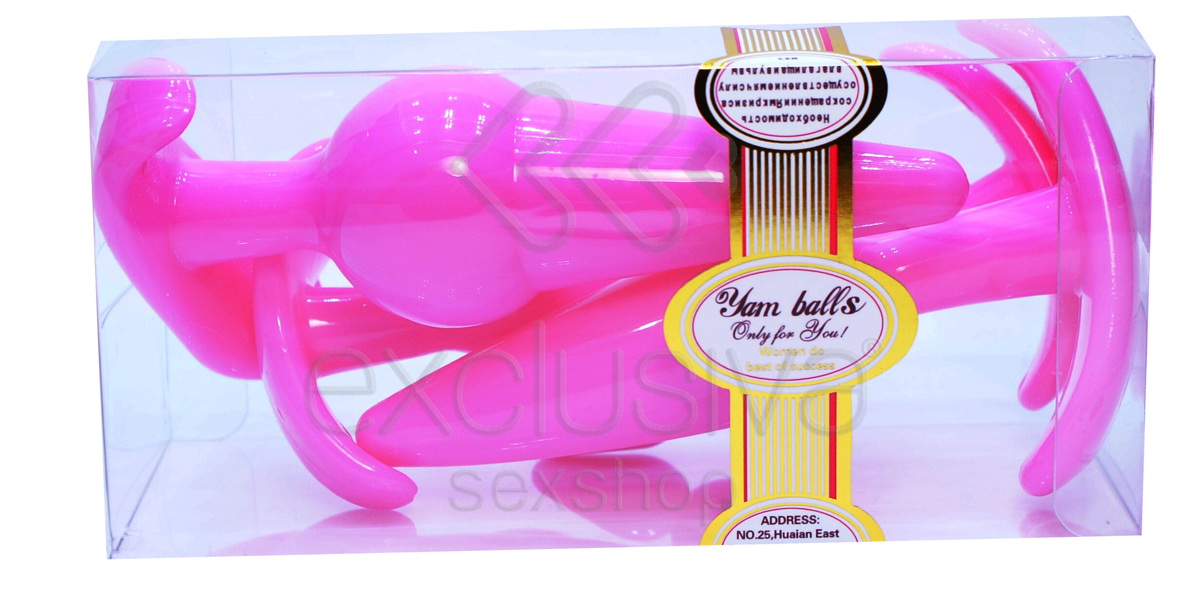 Yam Balls  - Kit com 4 Plugs Anais em Diferentes Formas e Tamanhos | Cor: Lilás - 2