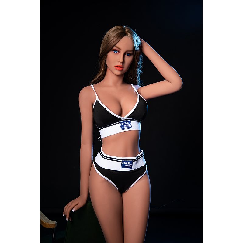 Yasmin - Boneca Realística em TPE com Pele Bronzeada, Olhos Castanhos, Cabelo Castanho Escuro, Seios Pequenos, Vértebras em Aço e Acessórios - 32 kg e 1,42 Metros de Altura - 3