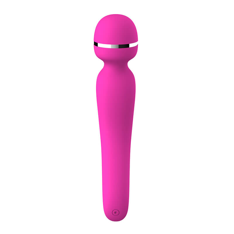 Yidi - Vibrador Massageador Recarregável em Silicone Soft Touch com 12 Modos de Vibração - 21,5 x 4 cm - 5