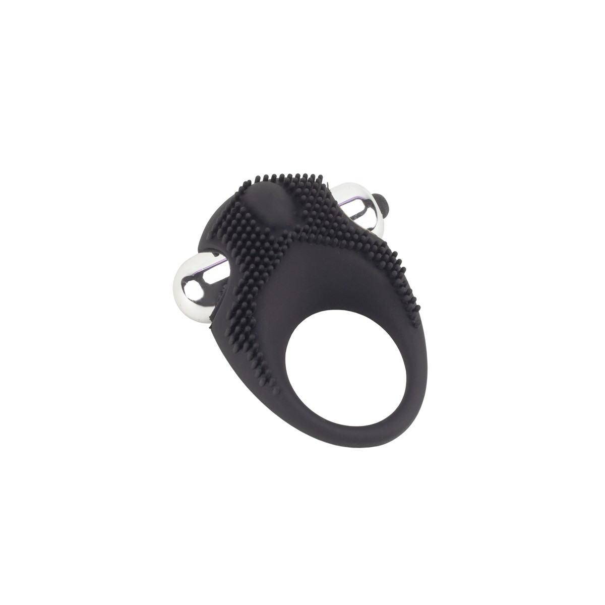 Anel Peniano em Silicone com Cerdas Estimuladoras de Clitóris e Cápsula Vibratória - YouVibe | 7,2 x 5,8 cm - 3