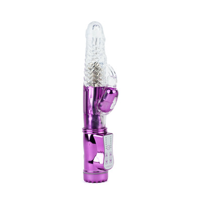 Foto 6 do produto Vibrador Rotativo Metalizado com Estimulador Clitoriano e 36 Modos de Vibração - 22,5 x 3,1 cm | YouVibe | Disponível em 3 Cores