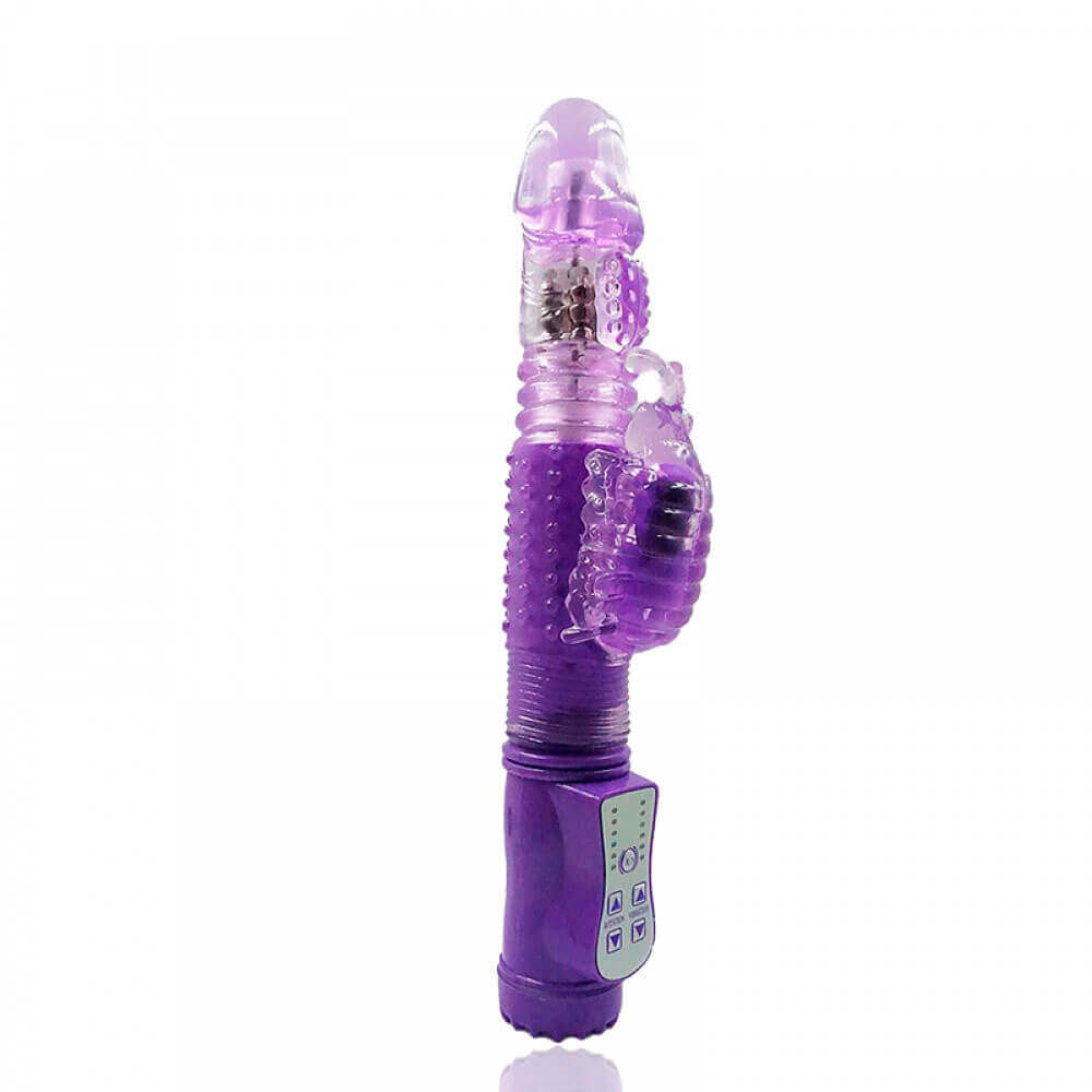 Vibrador Rotativo com 36 Modos de Vibração e Estimulador Clitoriano - You Vibe - 13 x 3,4 cm | Cor: Roxo - 2