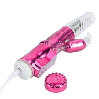 Foto 2 do produto Vibrador Rotativo Recarregável com 36 Modos de Vibração e Estimulador Clitoriano - YouVibe | 11,6 x 3,4 cm | Cor: Rosa