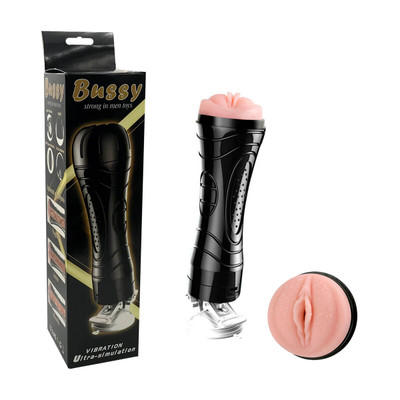 Foto 1 do produto YouVibe Bussy Vibration Ultra Simulation - Masturbador Lanterna em Cyberskin em Forma de Vagina com Vibração Multivelocidade e Ventosa Removível