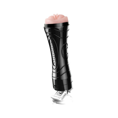Foto 3 do produto YouVibe Bussy Vibration Ultra Simulation - Masturbador Lanterna em Cyberskin em Forma de Vagina com Vibração Multivelocidade e Ventosa Removível