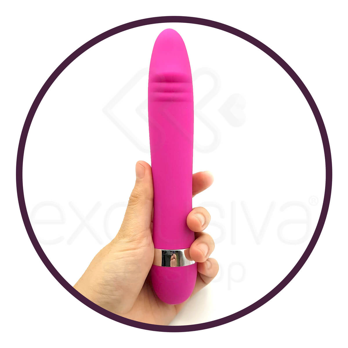 YouVibe - Vibrador Personal com 10 Modos de Vibração  - 18,5 x 3 cm | Cor: Magenta - 3