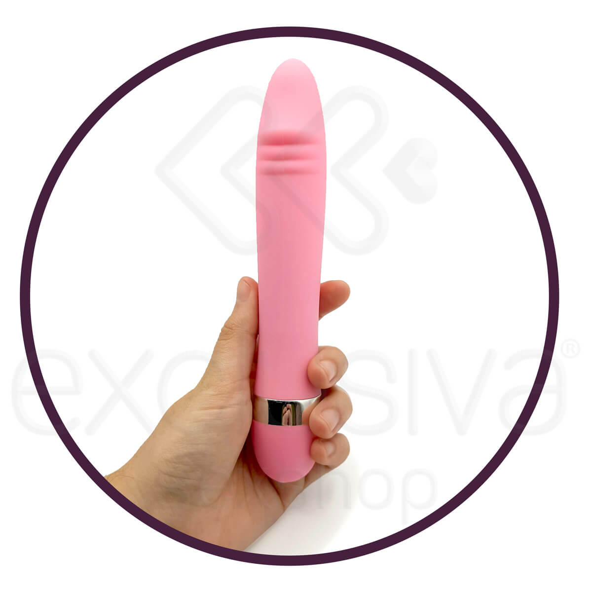 YouVibe - Vibrador Personal com 10 Modos de Vibração  - 18,5 x 3 cm | Cor: Rosa - 3