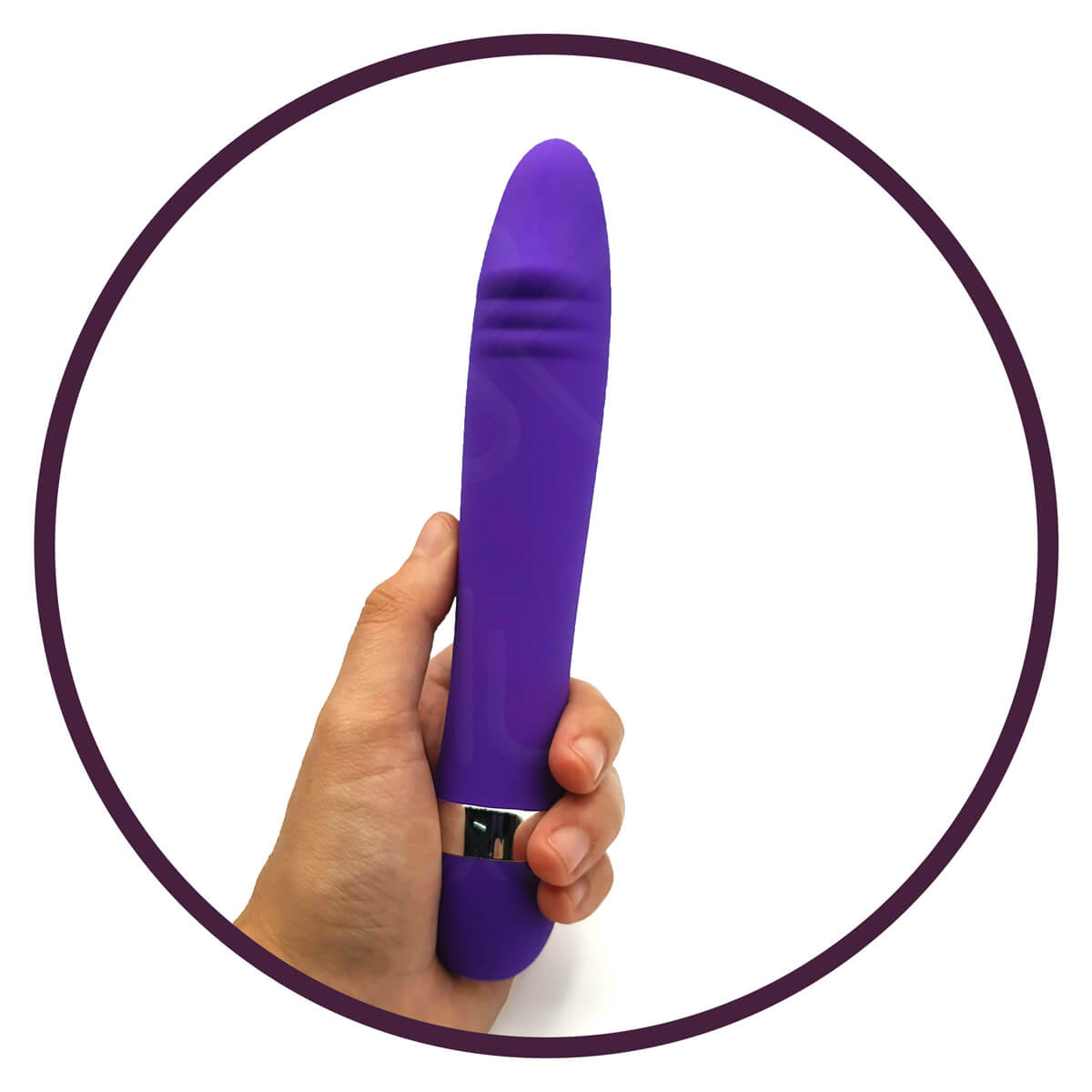 YouVibe - Vibrador Personal com 10 Modos de Vibração  - 18,5 x 3 cm | Cor: Roxo - 3
