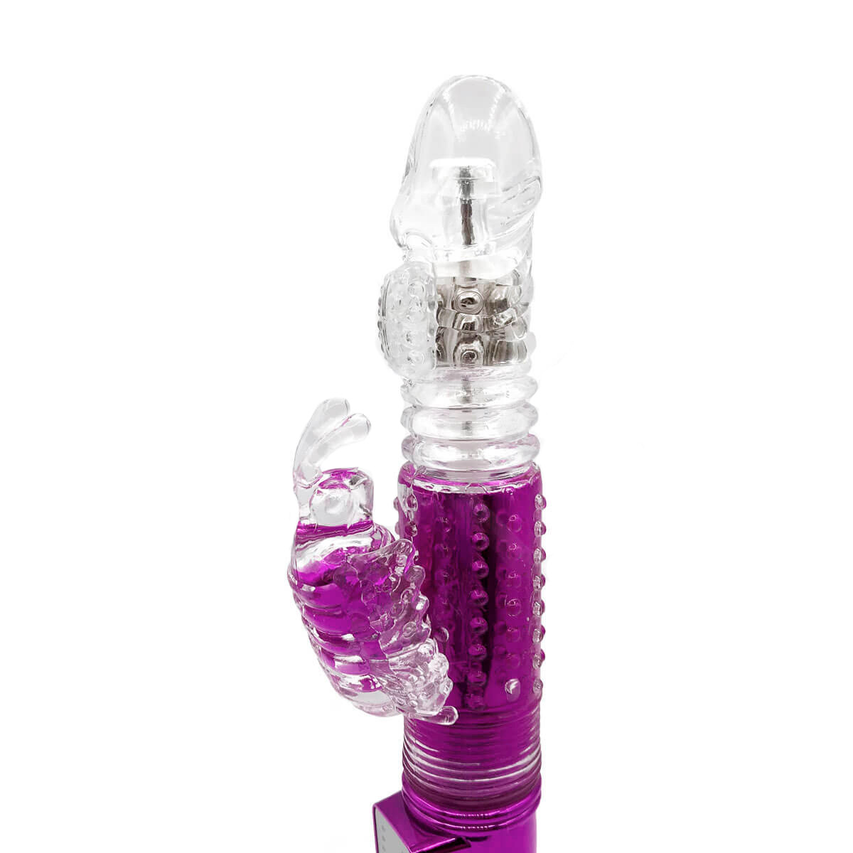 Vibrador Rotativo Recarregável com Estimulador de Clítoris Borboleta, 36 Modos de Vibração e 6 Modos de Velocidade - Youvibe | 11,8 x 3,4 cm | Disponível em 3 Cores - 3