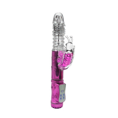 Foto 2 do produto Vibrador Rotativo Recarregável com Estimulador de Clítoris Borboleta, 36 Modos de Vibração e 6 Modos de Velocidade - Youvibe | 11,8 x 3,4 cm | Disponível em 3 Cores