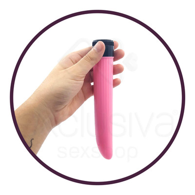Foto 6 do produto Vibrador com Vibração Multivelocidade Textura Canelada - YouVibe | 15  x 2,7 cm | Disponível em 3 Cores