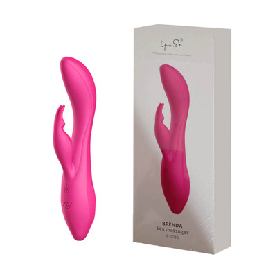 Foto 1 do produto Yuanse Brenda - Vibrador Estimulador de Ponto G e Clítoris em Forma de Coelho com 7 Modos de Vibração e Movimento "Vai e Vem" .