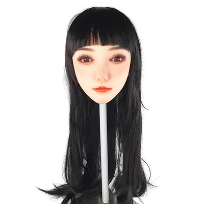Yumi - Boneca Realística em TPE com Cabelos Pretos, Olhos Azuis, Seios Médios, Vértebras em Aço e Demais Acessórios - 35,5 kg e 1,55 Metros de Altura