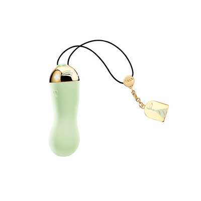 Foto 3 do produto Cápsula Vibratória Recarregável com 8 Modos de Vibração, Folheamento em Ouro 18K  e à Prova D'Água - Zalo Lolita Baby Star | Cor: Verde