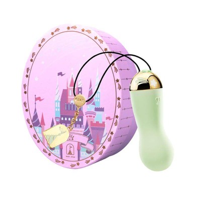 Foto 1 do produto Cápsula Vibratória Recarregável com 8 Modos de Vibração, Folheamento em Ouro 18K  e à Prova D'Água - Zalo Lolita Baby Star | Cor: Verde