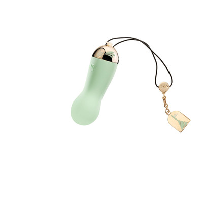 Foto 2 do produto Cápsula Vibratória Recarregável com 8 Modos de Vibração, Folheamento em Ouro 18K  e à Prova D'Água - Zalo Lolita Baby Star | Cor: Verde