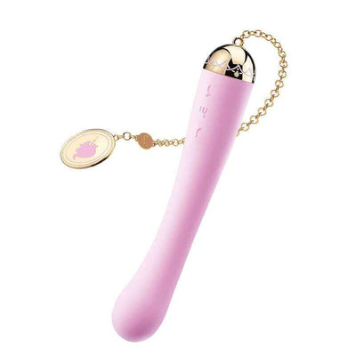 Foto 14 do produto Vibrador Estimulador de Ponto G Recarregável com 8 Modos de Vibração, Folheamento em Ouro 18K e À Prova De Água - ZALO Lolita Momoko - 18 x 3 cm | Disponível em 4 Cores