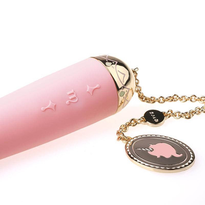 Foto 12 do produto Vibrador Estimulador de Ponto G Recarregável com 8 Modos de Vibração, Folheamento em Ouro 18K e À Prova De Água - ZALO Lolita Momoko - 18 x 3 cm | Disponível em 4 Cores